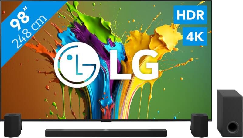 LG 98QNED89T6A (2024) + Soundbar