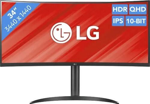 LG UltraWide 34WQ75C-W | Quad HD Monitoren | 8806091660985