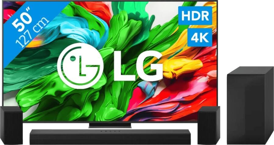 LG 50" QNED86 EVO 4K (2025) + DS60TR