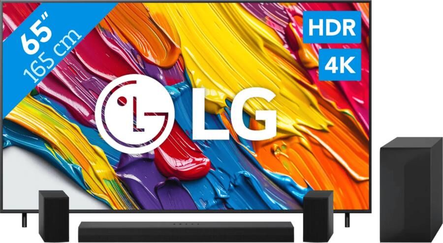 LG 65" QNED82 4K (2025) + DS60TR