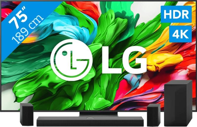 LG 75" QNED86 EVO 4K (2025) + DS70TR