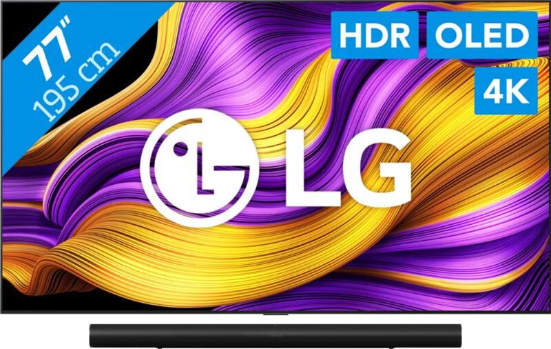 LG 77" OLED EVO G55 4K (2025) + Sonos Arc Ultra Zwart