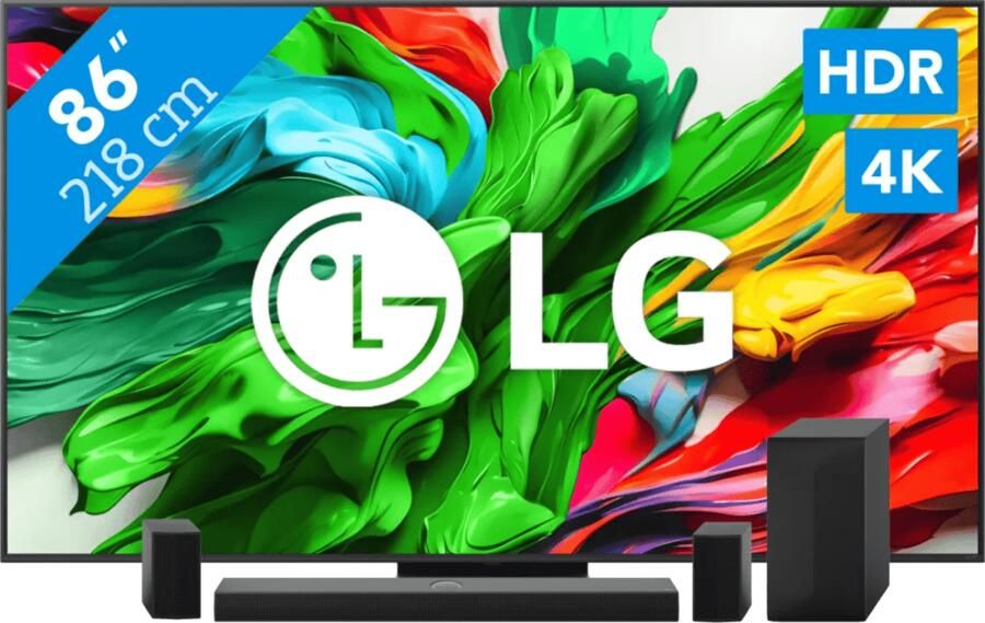 LG 86" QNED86 EVO 4K (2025) + DS70TR