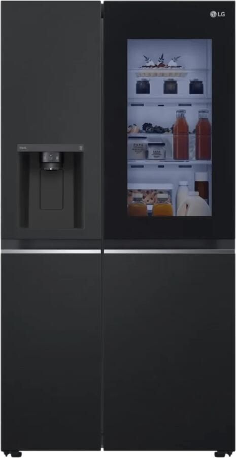 LG GSGV80EPLD Amerikaanse koelkast Zwart