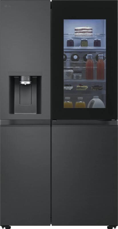 LG GSXE90EVDD Amerikaanse koelkast Zwart