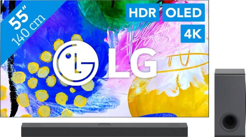 LG OLED55G26LA + Soundbar