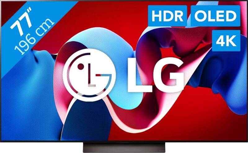 LG OLED evo C4 77C46LA | Smart TV's | Beeld&Geluid Televisies | 8806096003817