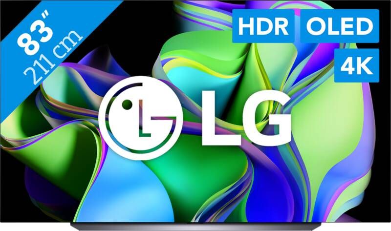 LG OLED evo C3 83C34LA | Smart TV's | Beeld&Geluid Televisies | 8806087097290