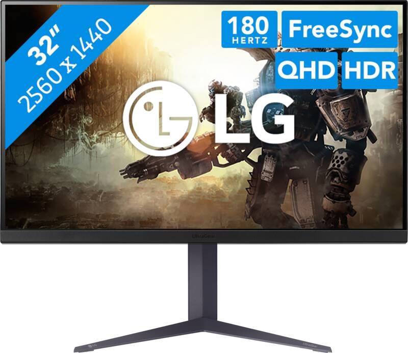 LG UltraGear 32GS85Q-B Monitor Zwart