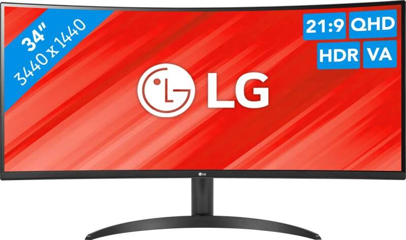 LG UltraWide 34WR50QK-B | Curved monitoren | 8806096199527