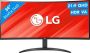 LG UltraWide 34WR50QK-B | Curved monitoren | 8806096199527 - Thumbnail 1