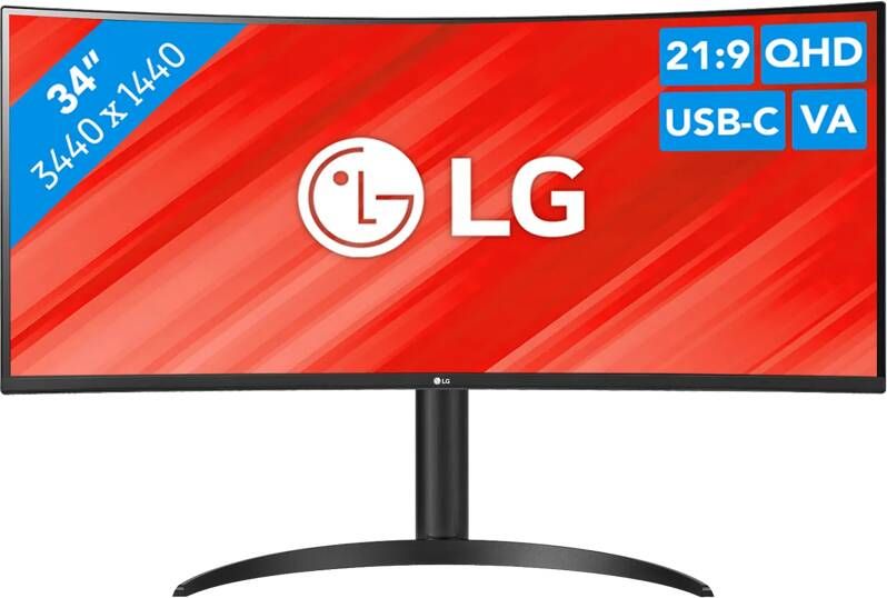 LG UltraWide 34WR55QK-B | Ultrawide monitoren | 8806096235386