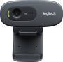 Logitech C270 HD-Webcam Zwart - Thumbnail 1