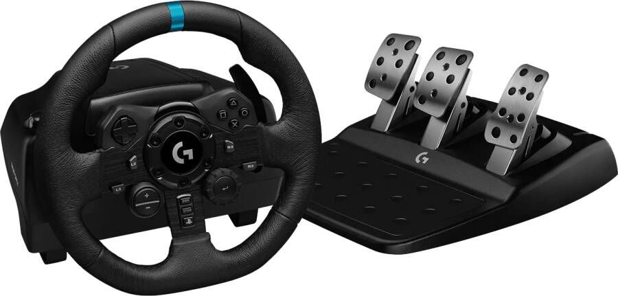Logitech G 923 TRUEFORCE Racestuur met Force Feedback voor PlayStation 5 PS4 & PC