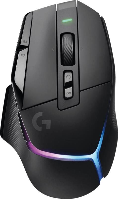 Logitech G502 X Plus Lightspeed Mouse Gaming RVB Wireless Lightfor Hybrid Buttons Gaming Hero 25K Black Sensor