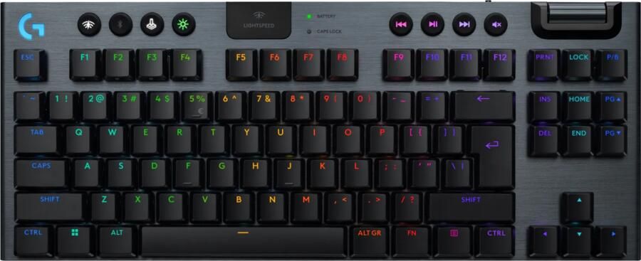Logitech G 915 X Lightspeed TKL Wireless Gaming Toetsenbord Zwart Qwerty