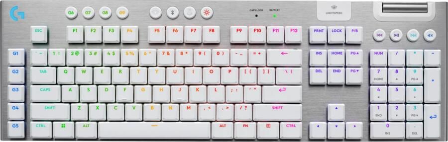 Logitech G 915 X Lightspeed Wireless Gaming Toetsenbord Wit Qwerty