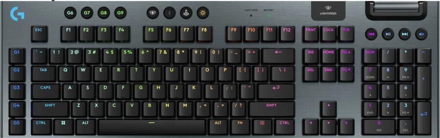 Logitech G 915 X Lightspeed Wireless Gaming Toetsenbord Zwart Qwerty