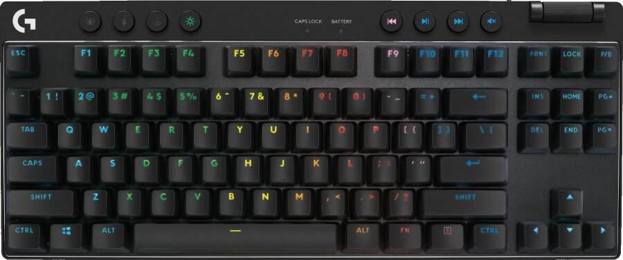 Logitech G PRO X TKL Lightspeed Gaming Toetsenbord Qwerty Zwart