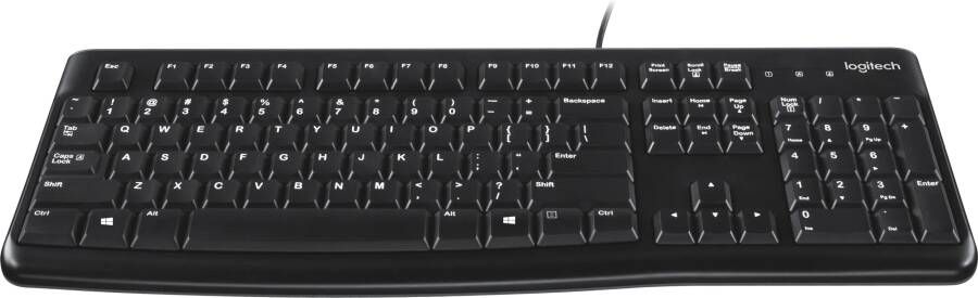Logitech K120 (Qwerty US) Toetsenbord Zwart