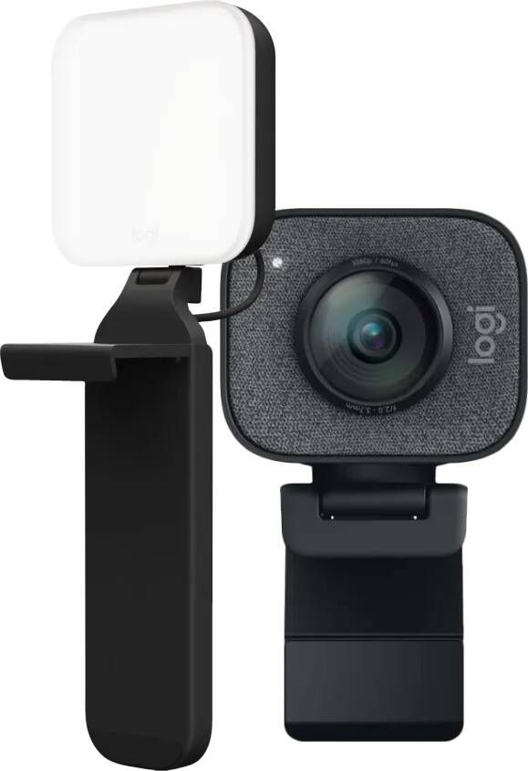 Logitech Litra Glow Streaming Lamp + StreamCam Grijs