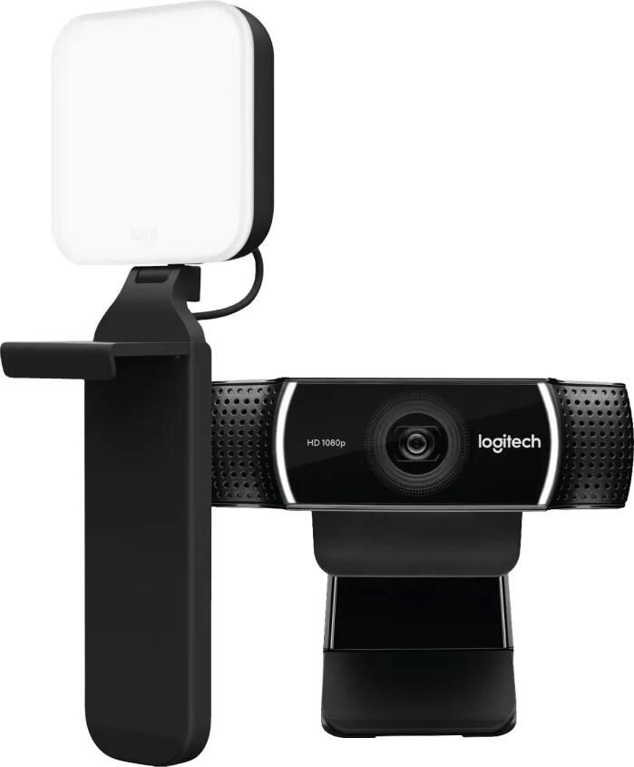 Logitech Litra Glow Streaming Lamp + C922 Pro Stream