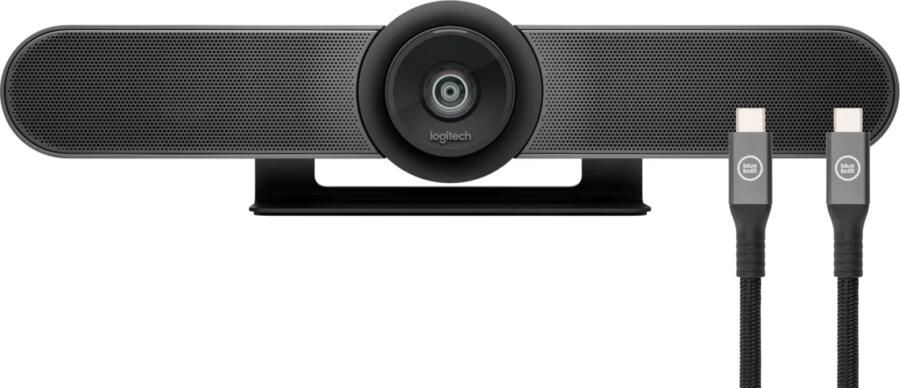 Logitech MeetUp Conference Cam + BlueBuilt Usb C naar usb C kabel 2m