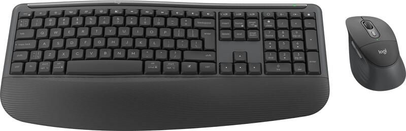 Logitech MK880 Signature Comfort Plus Draadloze Toetsenbord en Muis Combo Graphite QWERTY