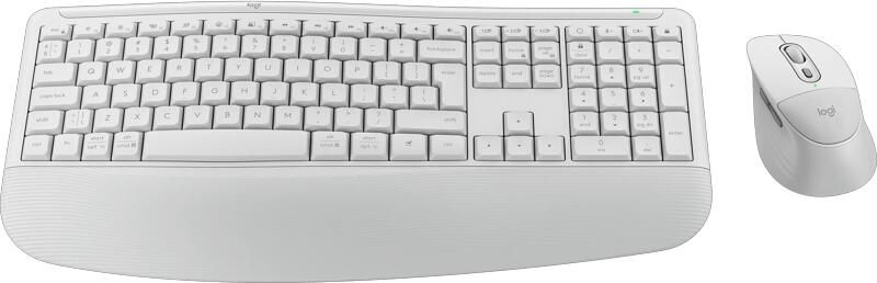Logitech MK880 Signature Comfort Plus Draadloze Toetsenbord en Muis Combo Offwhite QWERTY