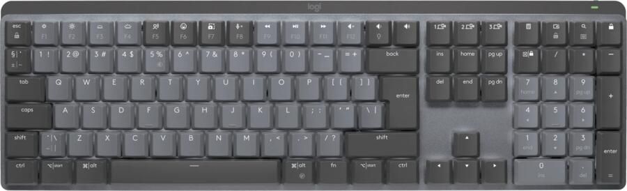Logitech MX Mechanical Draadloos Toetsenbord Metaal