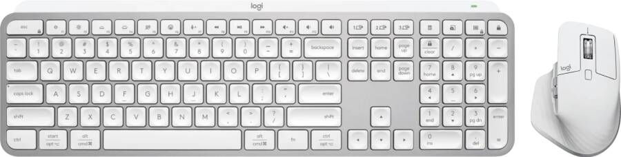 Logitech MX Keys S Grijs Qwerty + MX Master 3S Grijs