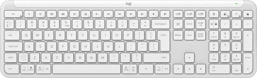 Logitech Signature Slim K950 Draadloos Toetsenbord Qwerty Wit