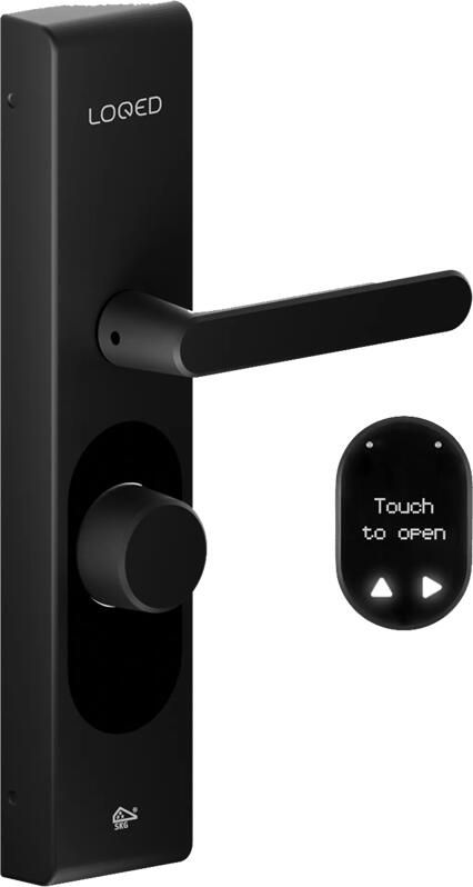 LOQED Slim Slot Touch Smart Lock Zwart