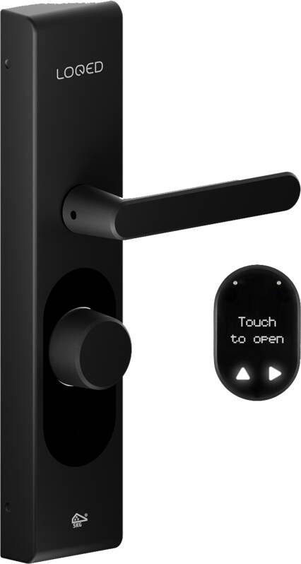 LOQED Slim Deurslot Touch Smart Lock Zwart