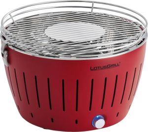 LotusGrill Classic Hybrid Tafelbarbecue Ø350mm Rood