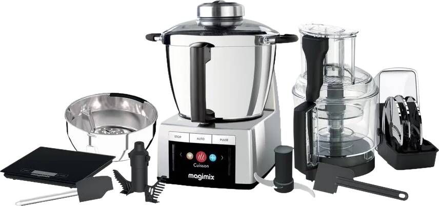Magimix Cook Expert Inductie Foodprocessor Cookprocessor met 12 Programma s Mat Chroom