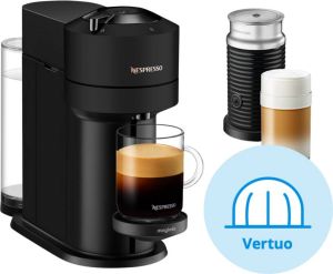 Nespresso Magimix Vertuo Next + Aerocinno koffieapparaat (zwart)