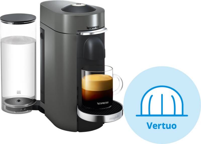 Magimix Nespresso VertuoPlus Deluxe koffieapparaat (grijs)