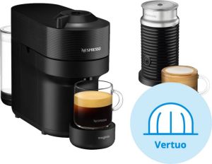 Magimix Nespresso Vertuo Pop Black Liquorice met Aeroccino