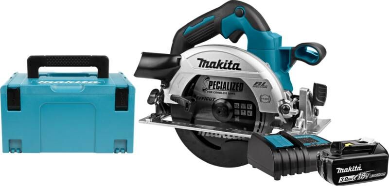 Makita DHS660ZJ + 3 0 Ah en lader