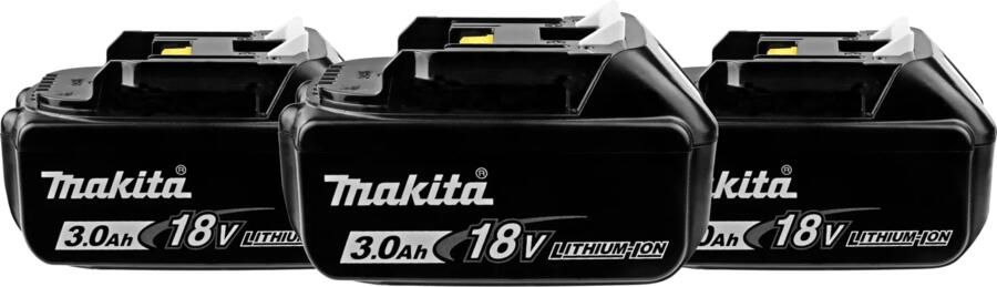 Makita BL1830B LXT 18V 3 0Ah accu 3-pack