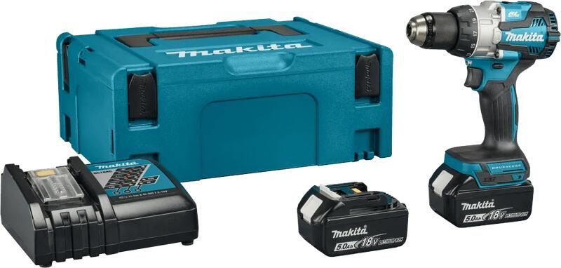 Makita DHP489RTJ Accu klop- schroefboormachine 18V 5.0Ah in Mbox