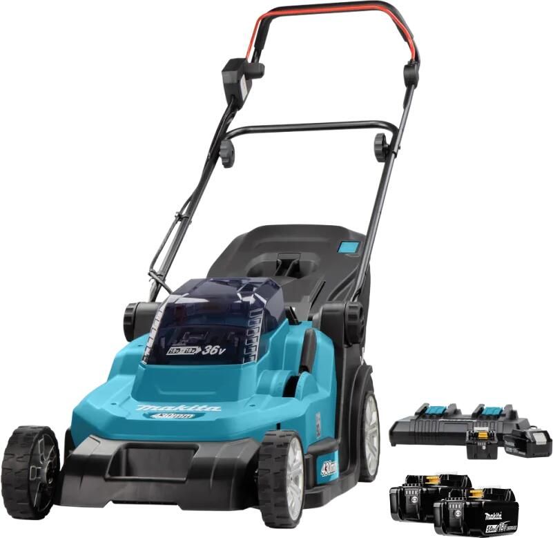 Makita DLM432PT incl. 5 0 Ah Accu (2x) + 5 0 Ah 18V Accu (2x)