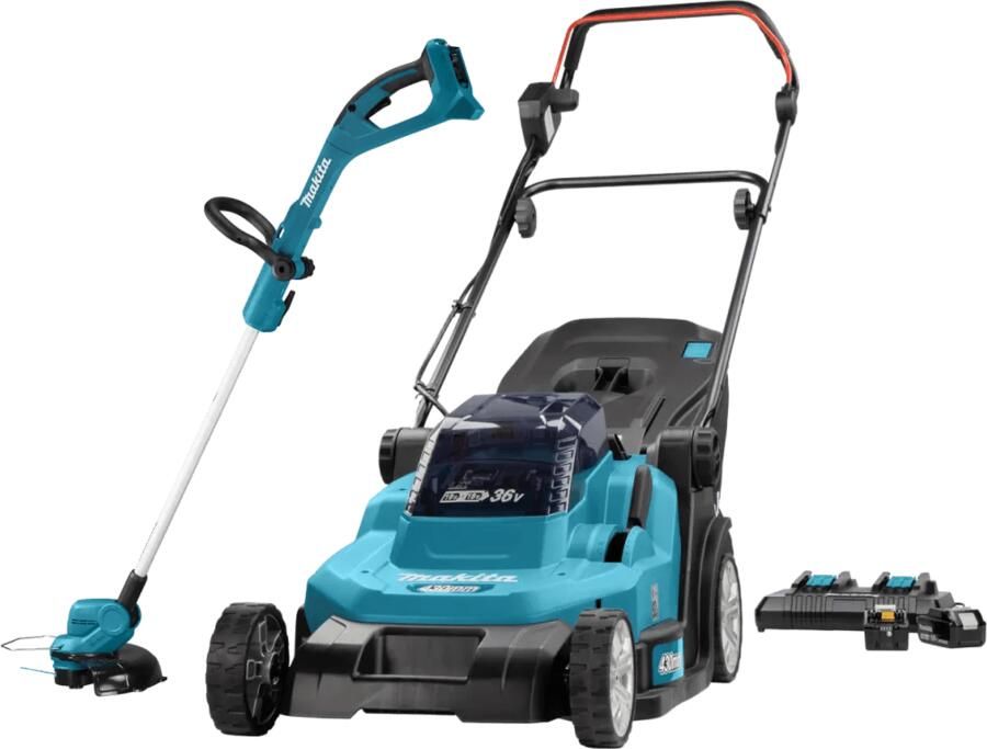 Makita DLM432PT incl. 5 0 Ah Accu (2x) + DUR193Z