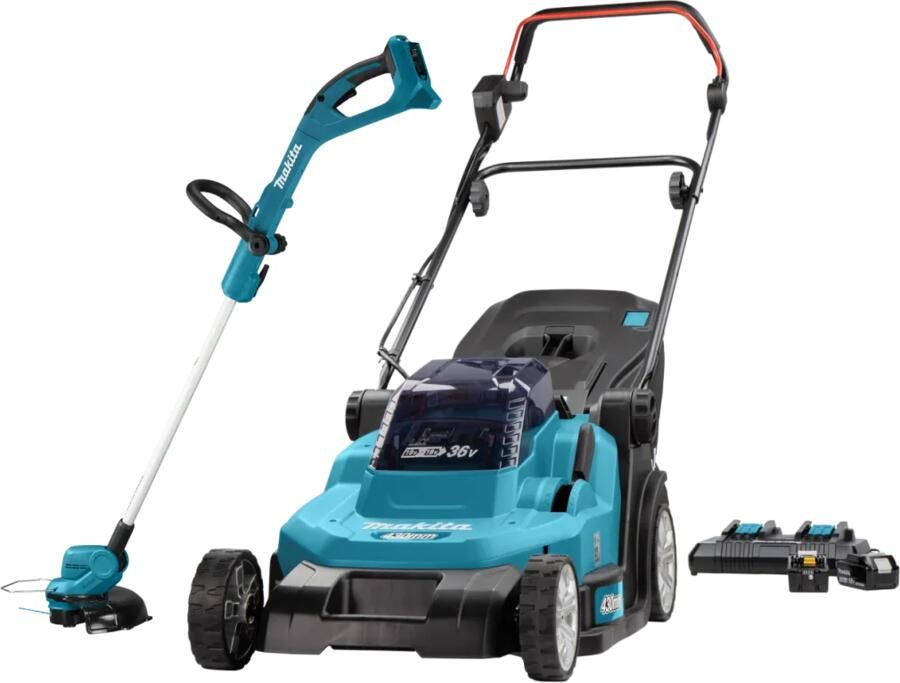 Makita DLM432PT incl. 5 0 Ah Accu (2x) + DUR193Z