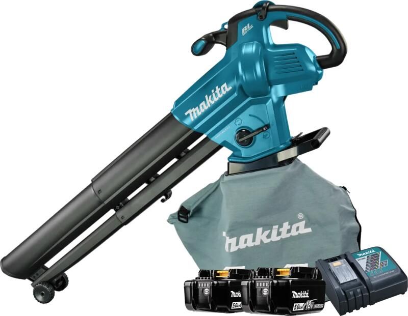 Makita DUB187Z 18v 5 0 Ah Accu (2x) Starterspakket