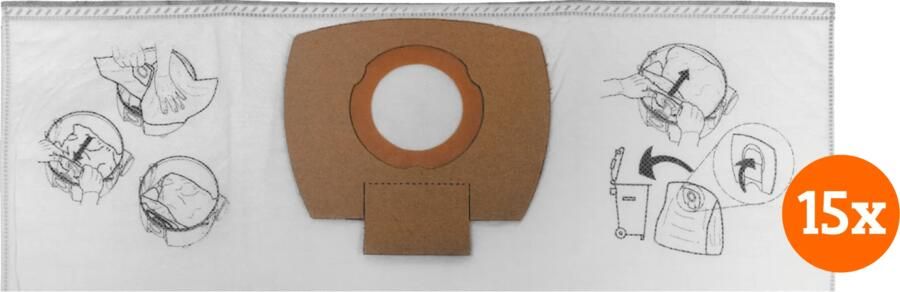 Makita P-72899 stofzak (15 stuks)