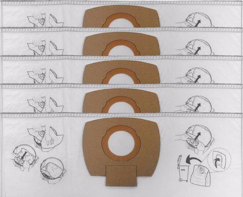 Makita P-72899 Stofzak (5x)