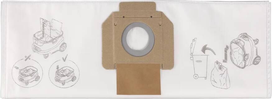 Makita Stofzak Fleece voor VC4210 (5 stuks)