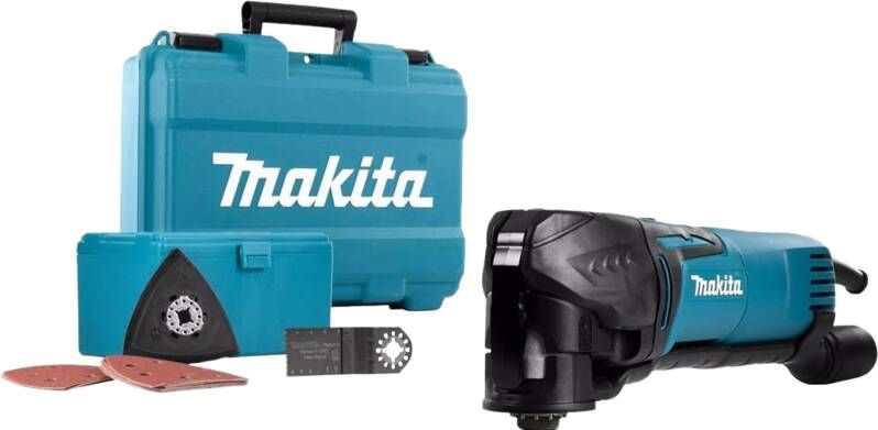 Makita TM3010CX15 Multitool Oscillerend 230 V Incl. koffer en accessoires